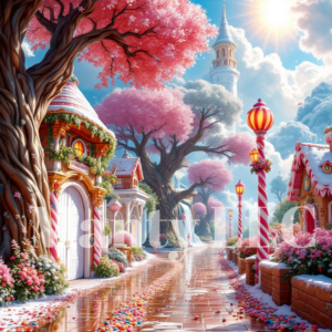 A Whimsical Street Unfurls, Paved With Glossy Choc