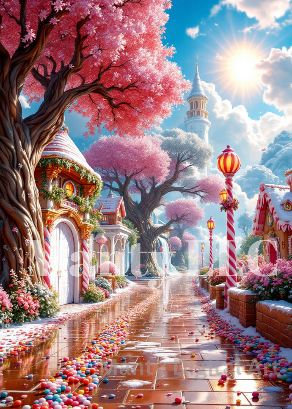 A Whimsical Street Unfurls, Paved With Glossy Choc