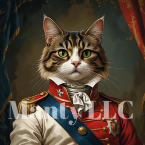 Pet Portraits in Royal Attire